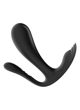 3 en 1 Vibromasseurs et stimulateur clitoridien noir connecté Top Secret + Satisfyer - CC597754